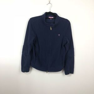 Lilly Pulitzer fleece navy jacket size medium